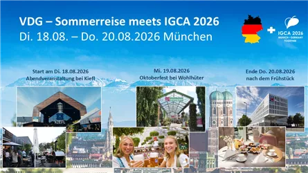 VDG - Sommerreise meets IGCA 2026